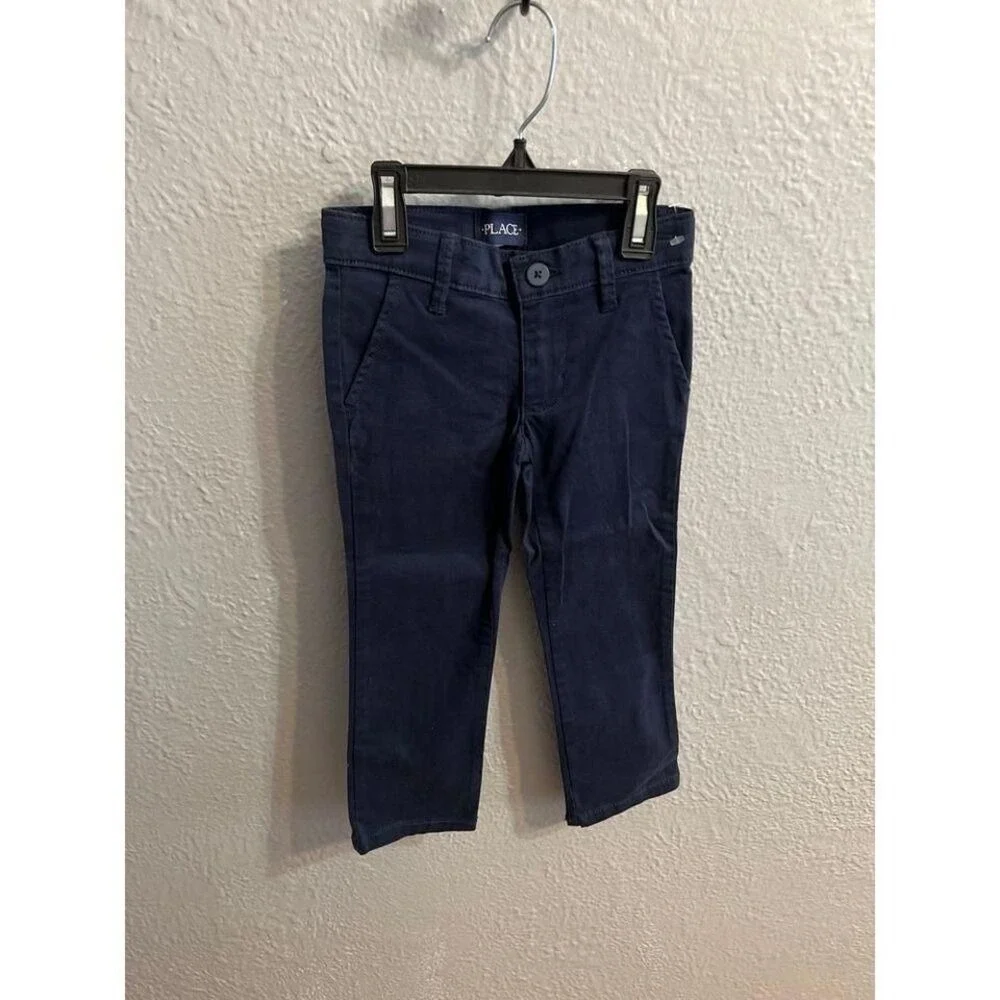 Girls childrens place blue uniform pants size‎ 4
